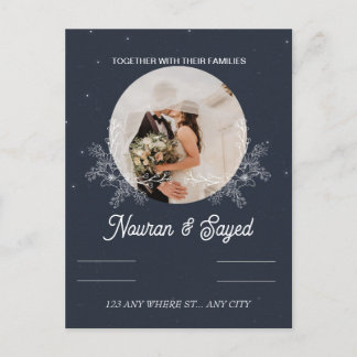 Bröllopsinbjudan Inbjudan Vykort