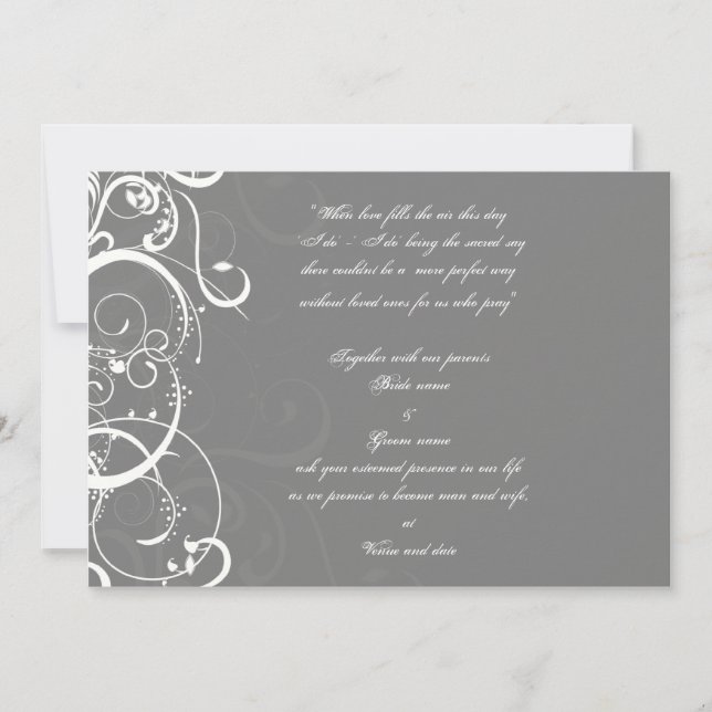 Bröllopsinbjudan Inbjudningar (Framsida)