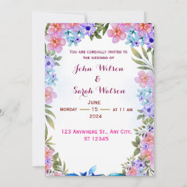 Bröllopsinbjudan Inbjudningar