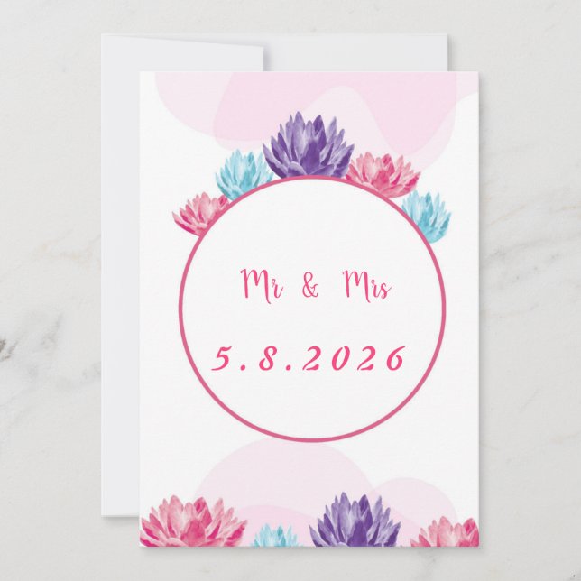 Bröllopsinbjudan Inbjudningar (Framsida)