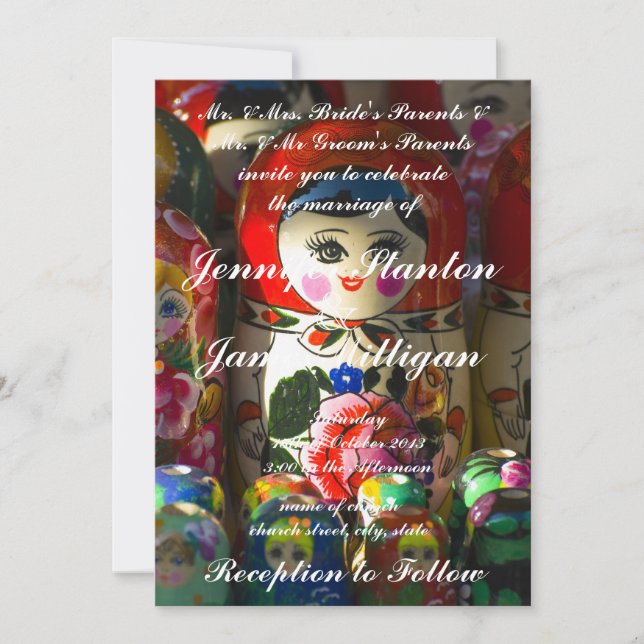 Bröllopsinbjudan Inbjudningar (Framsida)