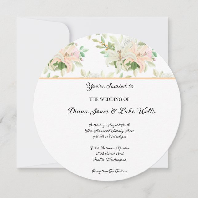 Bröllopsinbjudan Inbjudningar (Framsida)