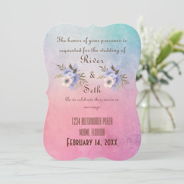 Bröllopsinbjudan Inbjudningar (Stående Fram)