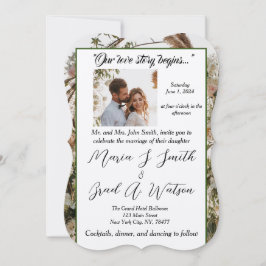 Bröllopsinbjudan Inbjudningar