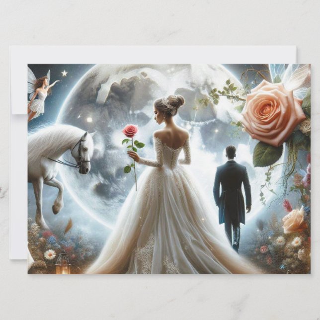 Bröllopsinbjudan Inbjudningar (Framsida)