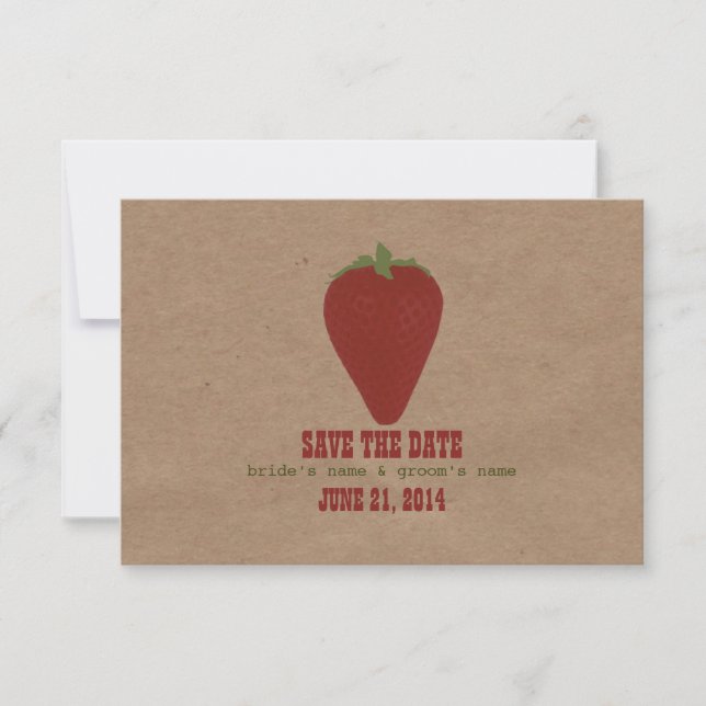 Bröllopsinbjudan Inspirerad av Bondens Marknad | J Inbjudningar (Framsida)