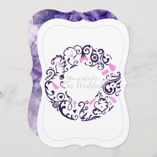 Bröllopsinbjudan Julkort