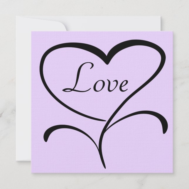 Bröllopsinbjudan Kärlek Inbjudningar (Framsida)