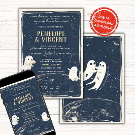 Bröllopsinbjudan måne Kärlek Inbjudningar