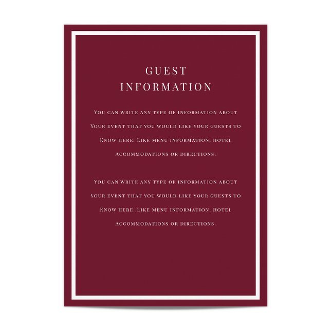 Bröllopsinbjudan med borstat överdrag tilläggskort (Skapare uppladdad)