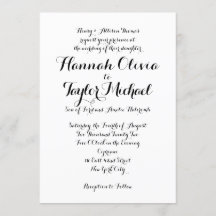 Bröllopsinbjudan *Modern Classic*