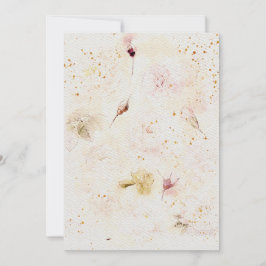 Bröllopsinbjudan om Papper vattenfärgstex Inbjudningar