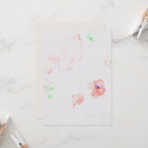 Bröllopsinbjudan om Papper vattenfärgstex