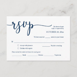 Bröllopsinbjudan, OSA för måltider Tilläggskort