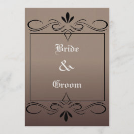 Bröllopsinbjudan på medeltida bröllop inbjudningar