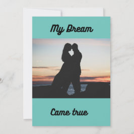 Bröllopsinbjudan par med solnedgång inbjudningar