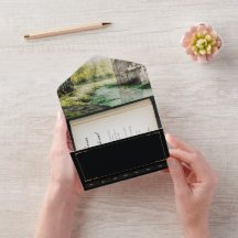 Bröllopsinbjudan Riverside Fairytale Bok