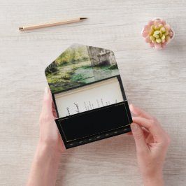 Bröllopsinbjudan Riverside Fairytale Bok