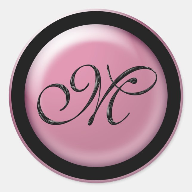 Bröllopsinbjudan Sälar M Runt Klistermärke (Framsida)