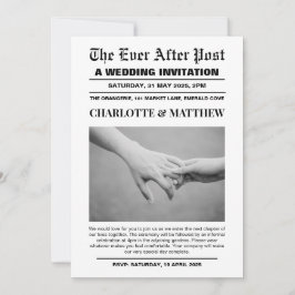 Bröllopsinbjudan, sidnyhet inbjudningar