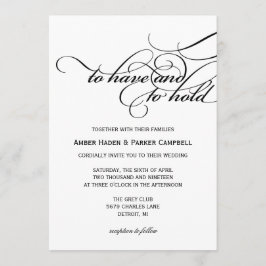 Bröllopsinbjudan| Skall hållas Inbjudningar