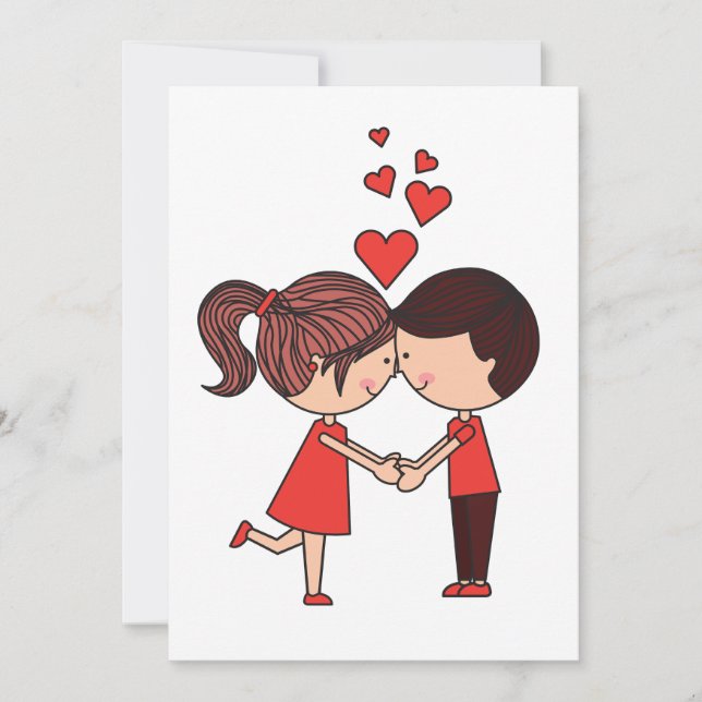 Bröllopsinbjudan  spara datumet (Framsida)