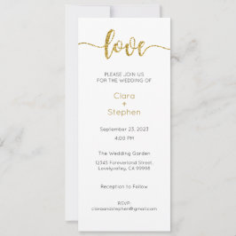 Bröllopsinbjudan, Stationär Bröllop, Kärlek Inbjudningar