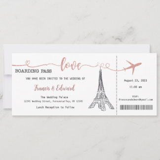 Bröllopsinbjudan, Stationär Bröllop, Kärlek Inbjudningar