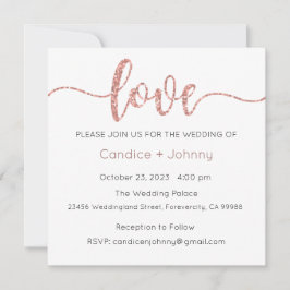 Bröllopsinbjudan, Stationär Bröllop, Kärlek Inbjudningar