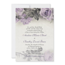 Bröllopsinbjudan sterling silver Lila Ro