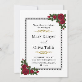 Bröllopsinbjudan | Tidsfri & Anpassade Inbjudningar