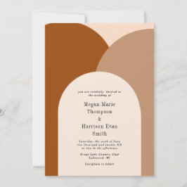 Bröllopsinbjudan till Arches Inbjudningar