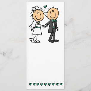 Bröllopsinbjudan till brudar och blommor inbjudningar