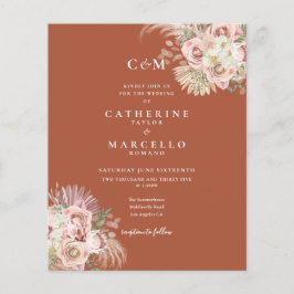 Bröllopsinbjudan till budgetpampas grass Photo Mon