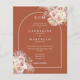 Bröllopsinbjudan till budgetpampas grass Photo Mon