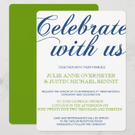 Bröllopsinbjudan till Corrin Calligraphy Inbjudningar