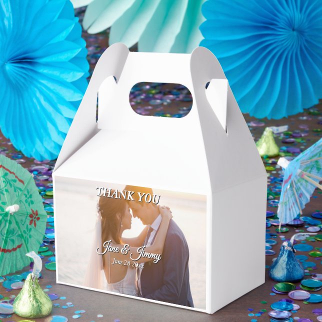 Bröllopsinbjudan till elegantens moderna perfekt presentaskar (Part)