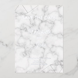 Bröllopsinbjudan till Färg på enkel rad