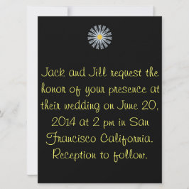 Bröllopsinbjudan till Gerber Daisy Inbjudningar