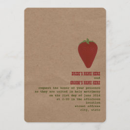 Bröllopsinbjudan till jordbrukarens marknadstema | inbjudningar