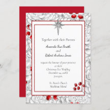 Bröllopsinbjudan till jul