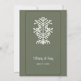 Bröllopsinbjudan till livets träd inbjudningar