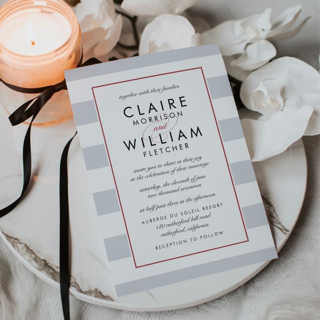 Bröllopsinbjudan till Metro Rand | Tranberbär Inbjudningar (Skapare uppladdad)