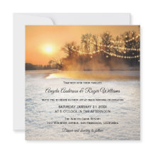 Bröllopsinbjudan till mousserande String String Lj