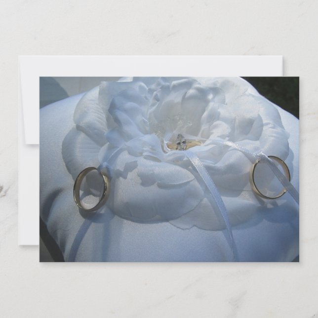 Bröllopsinbjudan till Ringar Inbjudningar (Framsida)