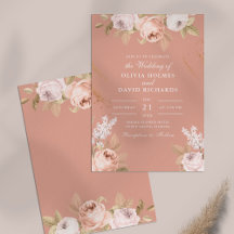 Bröllopsinbjudan till Rosa i Böhmen