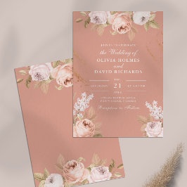 Bröllopsinbjudan till Rosa i Böhmen Inbjudningar