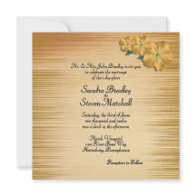 Bröllopsinbjudan till Rustic Flowers