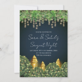 Bröllopsinbjudan till Sangeet & Digitala Sangeet-i Inbjudningar
