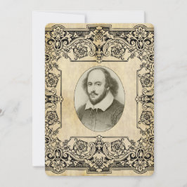 Bröllopsinbjudan till Shakespeare Inbjudningar